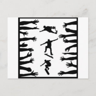 Carte Postale Foule de patinage