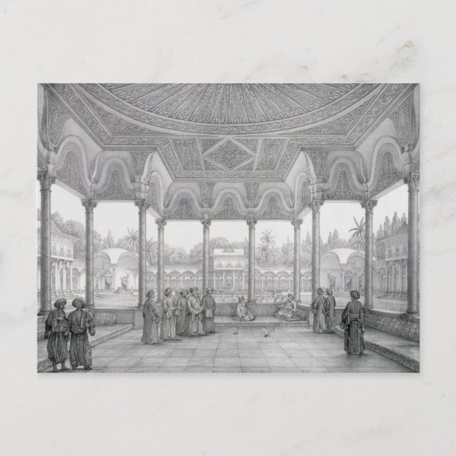 Carte Postale Fountain and kiosque of the Garden of Choubrah, fr (Devant)