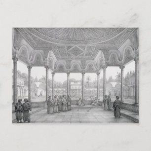 Carte Postale Fountain and kiosque of the Garden of Choubrah, fr