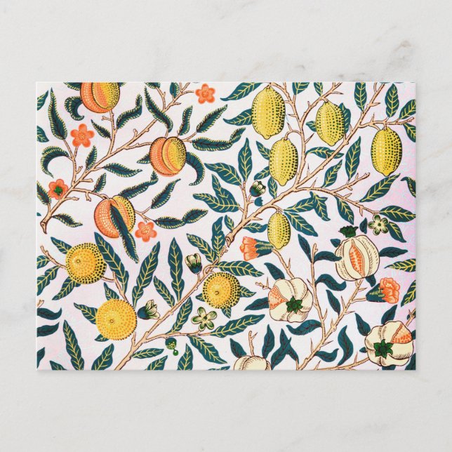 Carte Postale Four Fruit, William Morris (Devant)