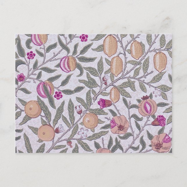 Carte Postale Four Fruit, William Morris (Devant)