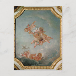 Carte Postale Four Seasons dans la Salle du Conseil - Printemps