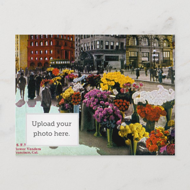 Carte Postale Fournisseurs de fleurs (Devant)