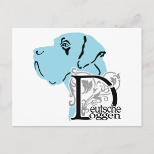Carte Postale Fournitures de bureau pour chiens
