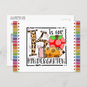 Carte Postale Fournitures scolaires personnalisées