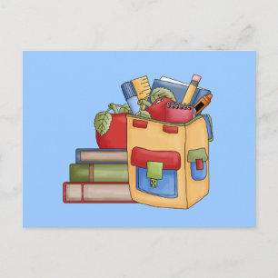 Carte Postale Fournitures scolaires T-shirts et cadeaux