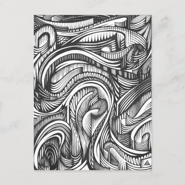 Carte Postale Fourré | Personnalisable (Devant)