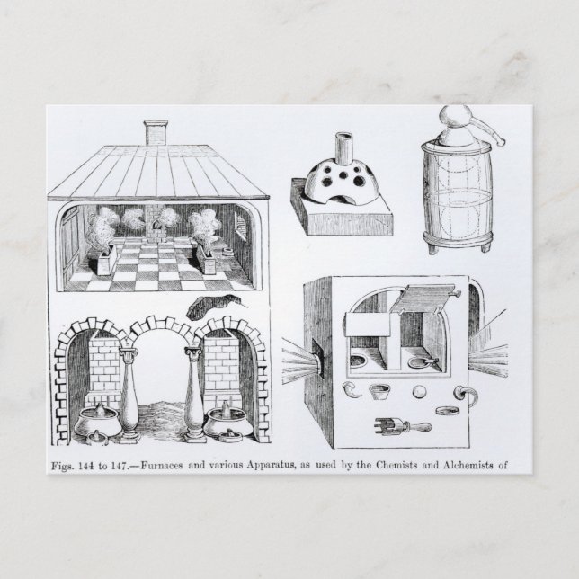 Carte Postale Fours et divers appareils (Devant)