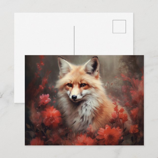 Carte Postale Fox  (Devant / Derrière)