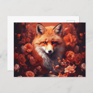 Carte Postale Fox 