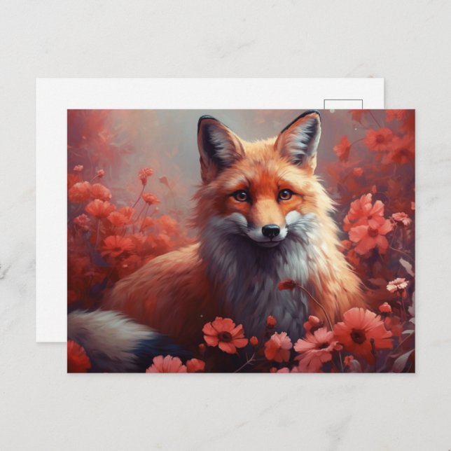 Carte Postale Fox  (Devant / Derrière)
