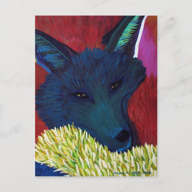 Carte postale Fox (Devant)