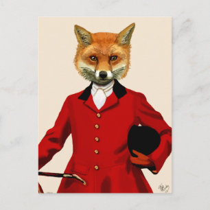 Carte Postale Fox Hunter 2 Portrait 2