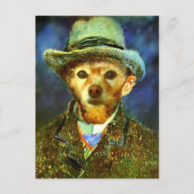 Carte Postale Fox Is Van Gogh (Devant)