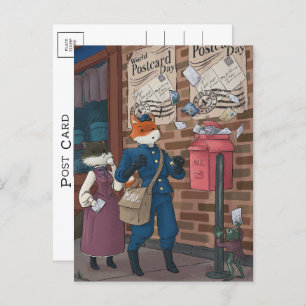 Carte Postale Fox Mail (World Postcard Day 2024)