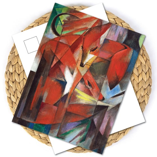 Carte postale Foxes Franz Marc (Créateur téléchargé)
