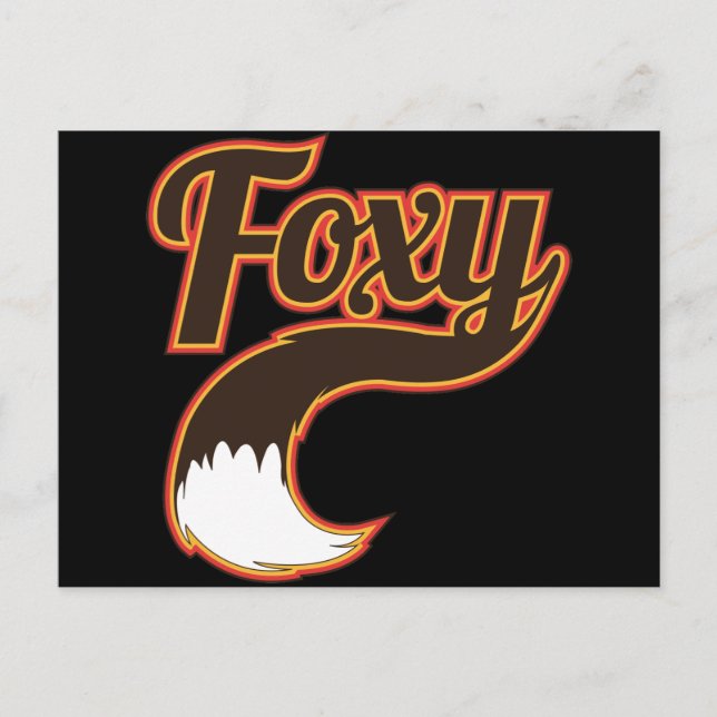 Carte Postale Foxy (Devant)