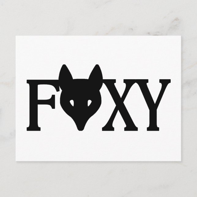 Carte Postale Foxy (Devant)