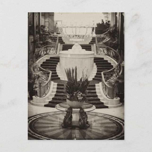 Carte Postale Foyer, Hôtel Langham, Melbourne (Devant)