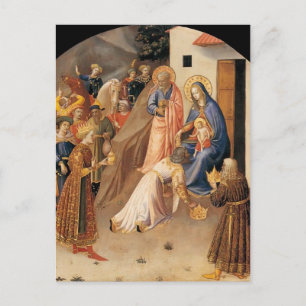 Carte Postale Fra Angelico- Adoration des Mages