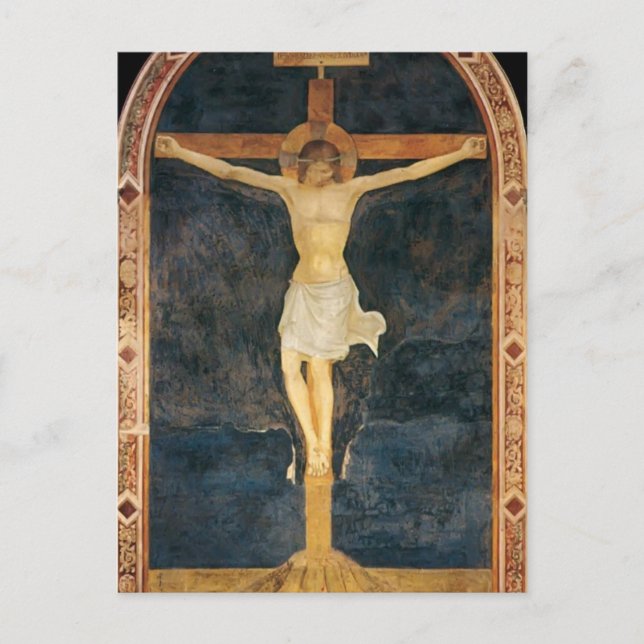 Carte Postale Fra Angelico- Christ crucifié (Devant)