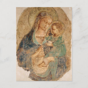 Carte Postale Fra Angelico - Madonna et son enfant