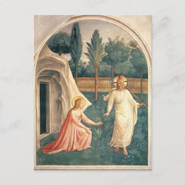 Carte Postale Fra Angelico - Noli Me Tangere (Devant)