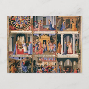 Carte Postale Fra Angelico - Scènes de la vie du Christ