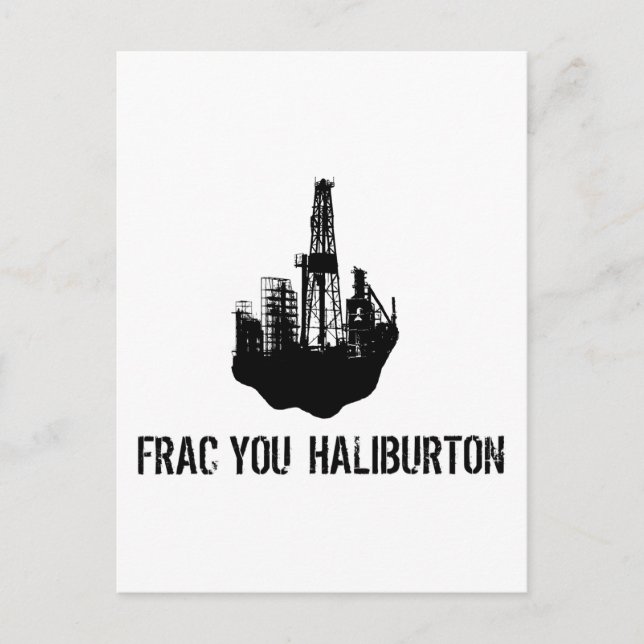 Carte Postale frac you Haliburton (Devant)