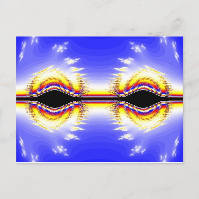 Carte Postale Fractal Eyes (Devant)