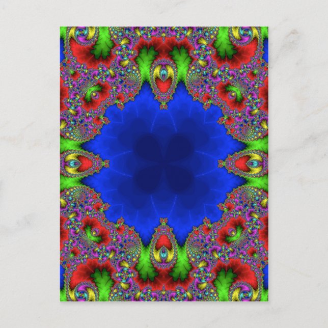 Carte Postale Fractale Kaleidoscope 483 (Devant)