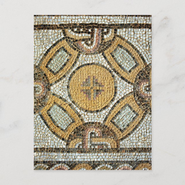 Carte Postale Fragment du sol des thermes romains (Devant)