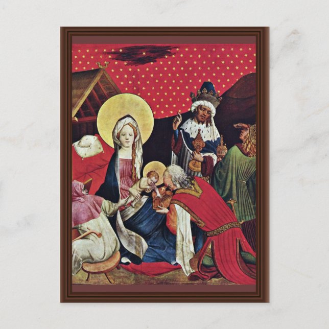Carte Postale Fragment Thomas Altar De L'Écran D'Aile Extérieure (Devant)