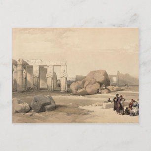Carte Postale Fragments du grand colosse chez le Memnonium,