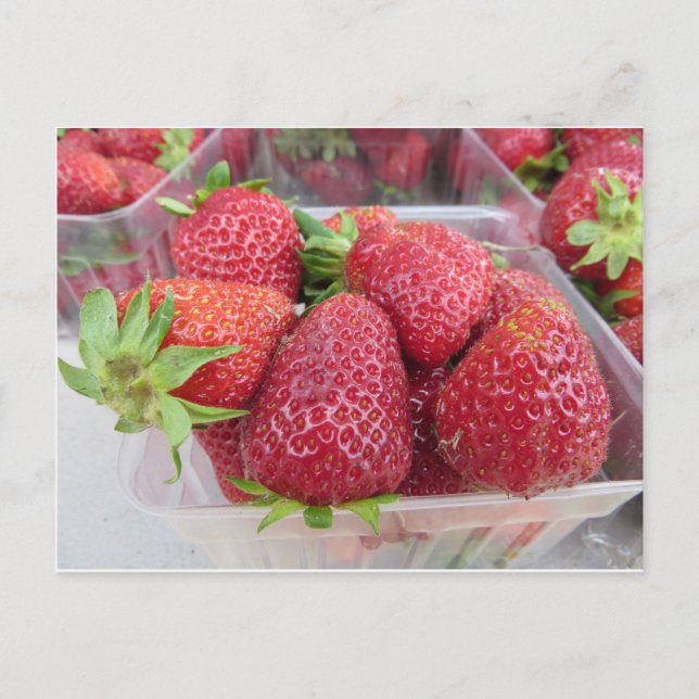 Carte Postale Fraises (Devant)