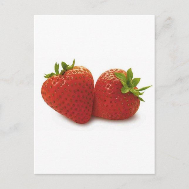 Carte Postale Fraises (Devant)