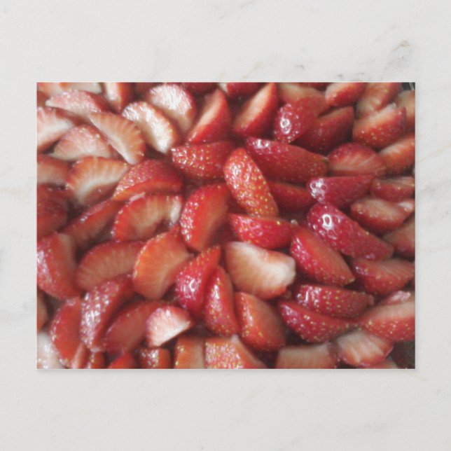 Carte Postale Fraises (Devant)
