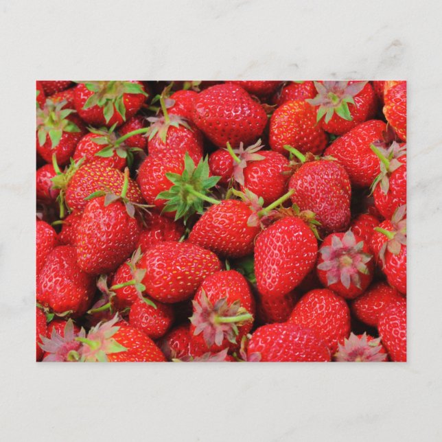Carte Postale Fraises (Devant)