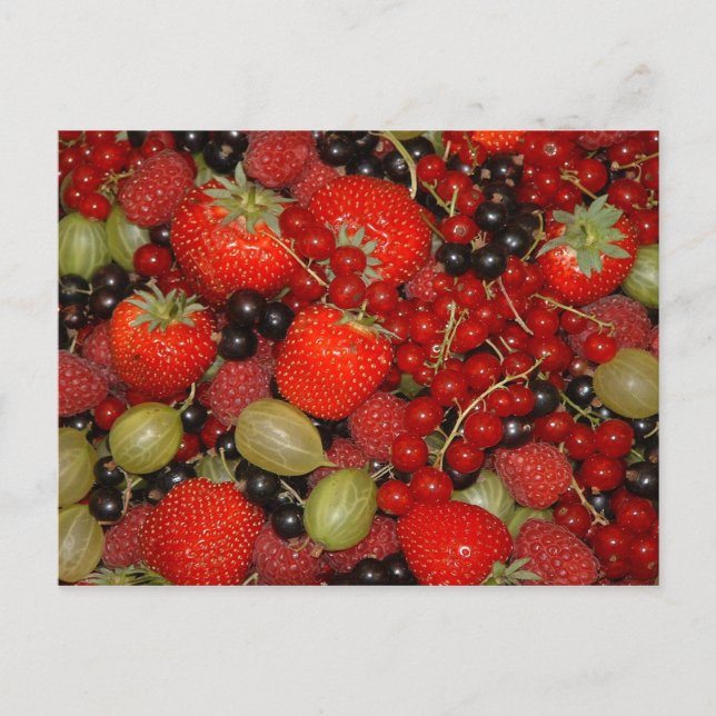 Carte Postale Fraises (Devant)