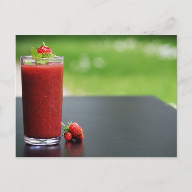 Carte Postale Fraises merveilleuses (Devant)