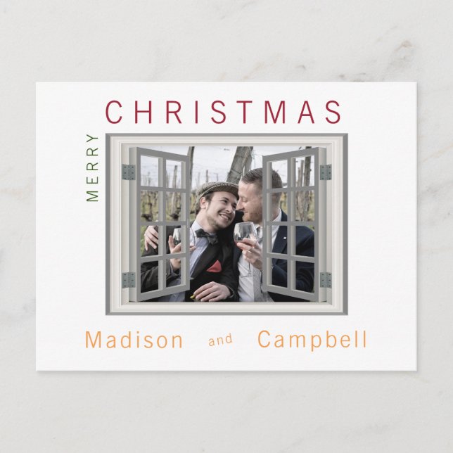 Carte Postale Frame photo fausse fenêtre (Devant)