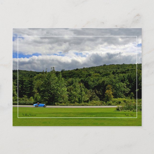 Carte Postale Français Racing Blue (Devant)