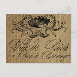 Carte postale française