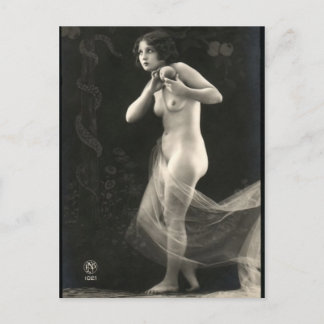 Carte postale française Nue Woman
