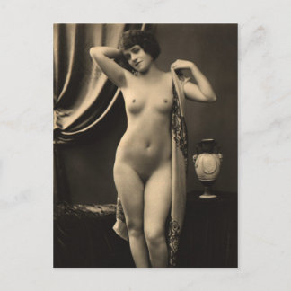 Carte postale française Nue Woman