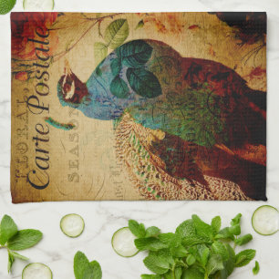 Carte postale française Serviette de cuisine