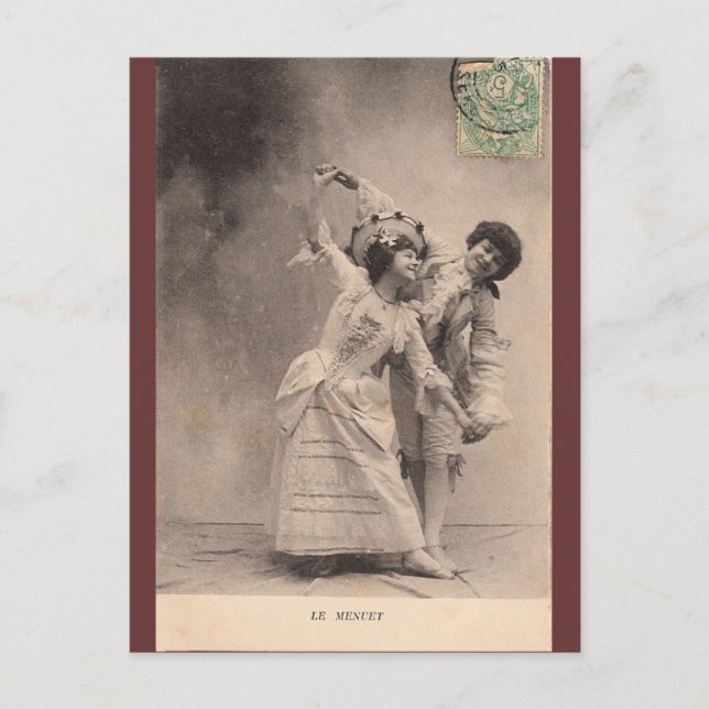 Carte postale française vintage (Devant)