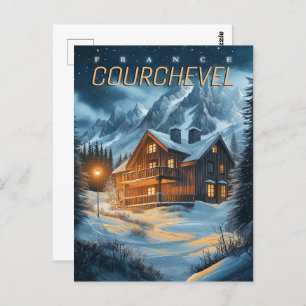 Carte Postale France : Aventure alpine - Courchevel Ski