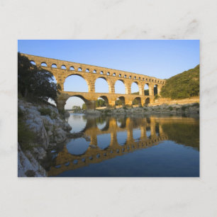 Carte Postale France, Avignon. Aqueduc romain du Pont du Gard
