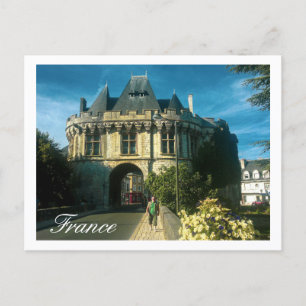 Carte Postale France Cityscape Street Buildings Nature
